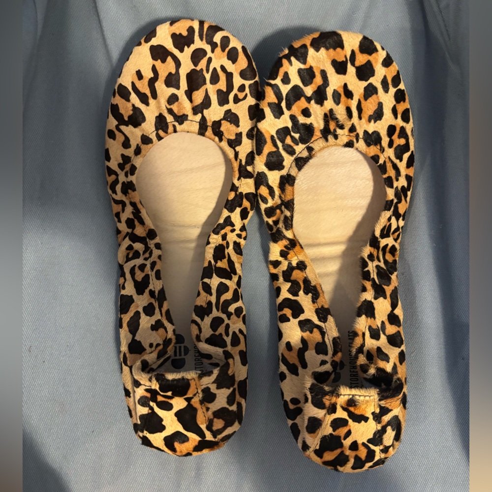 Leopard Print Storehouse Leather Flats